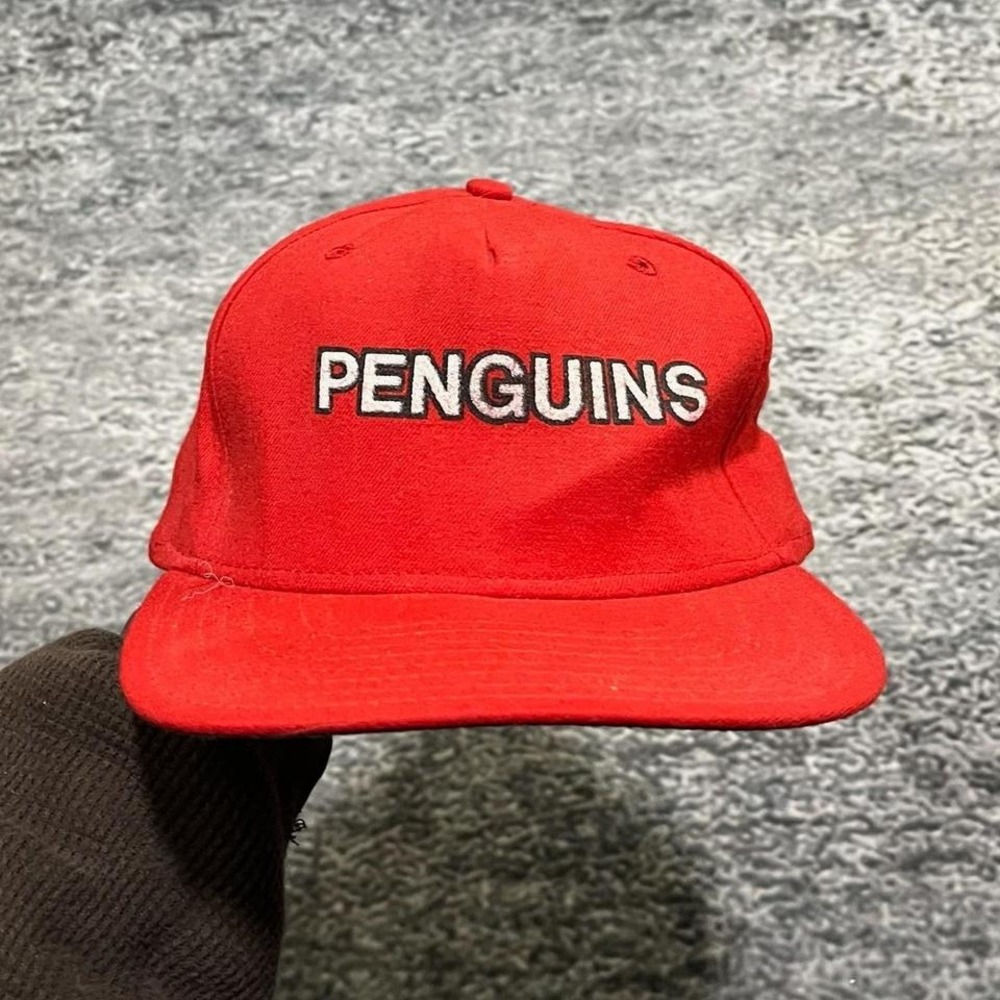 Vintage Youngstown State Penguins New Era Snapback Hat‎ University College 90s